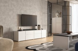 Dnevna soba Asymetric - bela