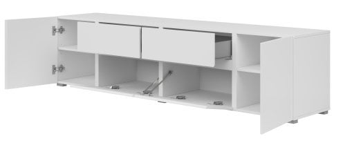 Helvetia meble - TV komoda Asymetric - bela - 2497OA39