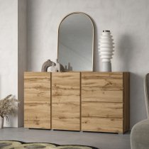 Helvetia meble - Komoda Asymetric - hrast wotan - 24N0OA42
