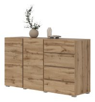 Helvetia meble - Komoda Asymetric - hrast wotan - 24N0OA42