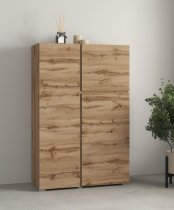 Helvetia meble - Komoda visoka Asymetric - hrast wotan - 24N0OA46