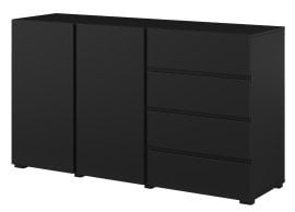 Komoda Asymetric - črni oniks - 24W3OA42