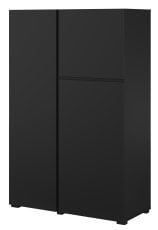 Komoda visoka Asymetric - črni oniks - 24W3OA46