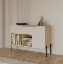 Helvetia meble - Komoda Ore - hrast lindberg/kašmir - 24LKOG45