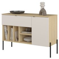 Helvetia meble - Komoda Ore - hrast lindberg/kašmir - 24LKOG45