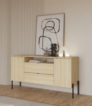 Helvetia meble - Komoda Ore - hrast lindberg - 24LGOG26