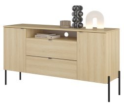 Helvetia meble - Komoda Ore - hrast lindberg - 24LGOG26