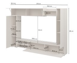Helvetia meble - Dnevni regal Vero 24KSOU10