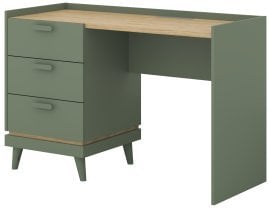 Pisalna miza Scandi - zelena/hrast - 24GDOH03