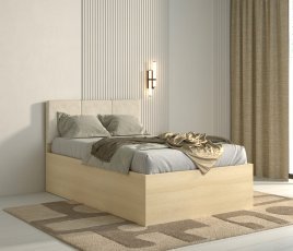 Postelja Terra s predalom 120x200 cm - hrast - 24LGON55