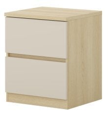 Nočna omarica Terra - hrast/bež - 24LBON22