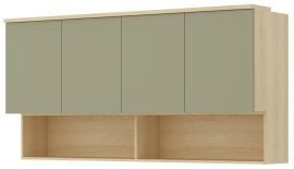 Viseča omarica Terra - hrast/evkaliptus - 24LEON12