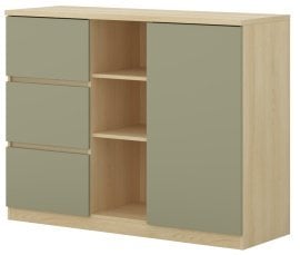 Komoda Terra - hrast/evkaliptus - 24LEON27