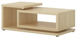 Klubska miza Bota - hrast/eukaliptus - 24LEFG97