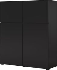 Visoka komoda Cross - črni oniks - 24W3MY76