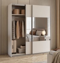 Helvetia meble - Garderobna omara Beta 180 cm - kašmir - 22KL1656