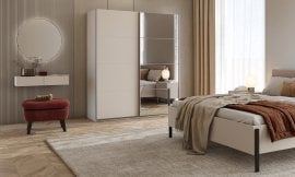 Garderobna omara Beta 180 cm - kašmir - 22KL1656