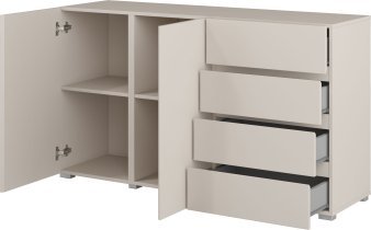 Helvetia meble - Komoda Asymetric - kašmir - 24KSOA42