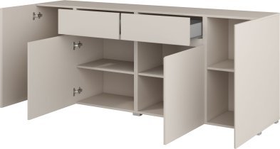 Helvetia meble - Komoda Asymetric - kašmir - 24KSOA47