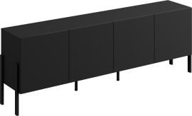 TV komoda Jukon 4D - črni onyx - 24W3ND25