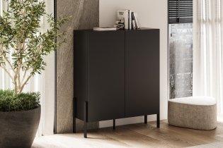 Helvetia meble - Visoka komoda Jukon - črni onyx - 24W3ND42