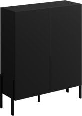 Visoka komoda Jukon - črni onyx - 24W3ND42