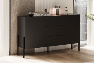 Helvetia meble - Komoda Jukon - črni onyx - 24W3ND43