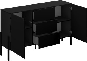 Helvetia meble - Komoda Jukon - črni onyx - 24W3ND43