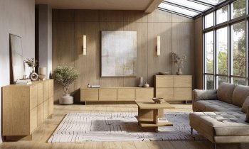 Helvetia meble - Široka komoda Tatami - hrast - 24BDPA25