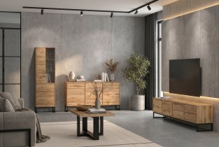 Helvetia meble - Komoda Loft - votan hrast - 24N0OZ43