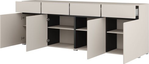 Helvetia meble - Široka komoda Cross - kašmir - 24KWMY25