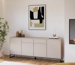 Helvetia meble - Široka komoda Alto - kašmir - 24KSPF47