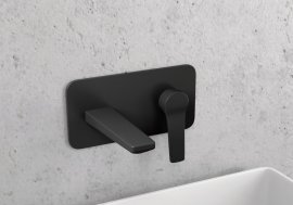 Armatura Andare Nero za umivalnik stenska