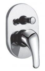 Armatura New Rosa za tuš podometna s preklopom