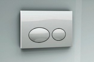 Karag - WC tipka Tactile bela
