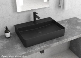 Umivalnik LT 2173 črni mat