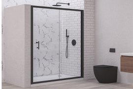 Tuš vrata Flora 500 Nero 110x190 cm