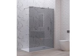 Tuš steklo Walkin 1 cromo fume 80x200