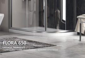 Tuš kad Flat 650 Leva - 80x100 cm