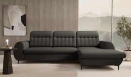 Kotna sedežna garnitura Bianco