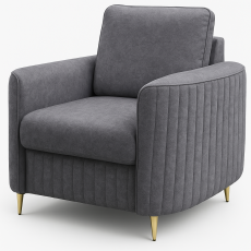 Fotelj Laren - Chill me 2 - siva