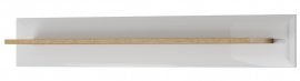 Stenska polica Nordi P107 - bela/hrast
