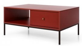 Klubska miza Mono ML104 - bordo