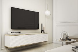 TV komoda Oro RTV-135 MDF - bela