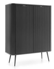 Visoka komoda Zova K-103 - črna