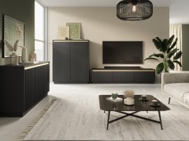 Dnevna soba Royal - črna