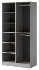 Korpus garderobne omare Sandbox Sento - siv