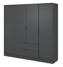 Garderobna omara Kelly 4D - grafit