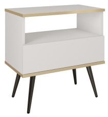 Nočna omara Oro S-54 - bela