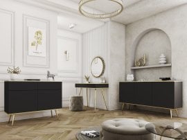 Dnevna soba Oro - črna